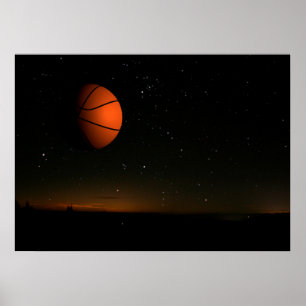 Póster Naranja Moon