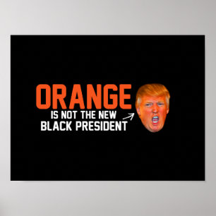 Póster Naranja no es el nuevo presidente negro - - .png