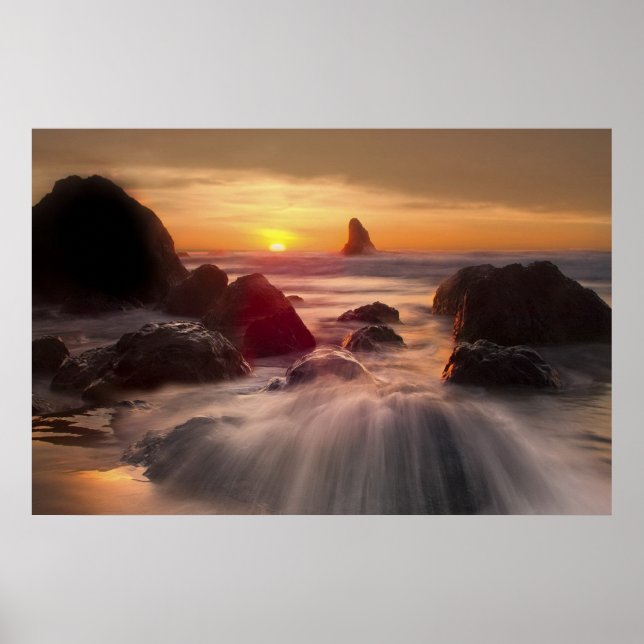 Póster Naranja Ocean poster (Frente)