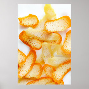 Póster Naranja peels
