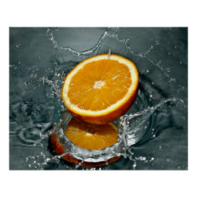 Naranja positivo jugoso para el estado de ánimo de