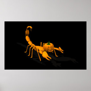 Póster Naranja Scorpion