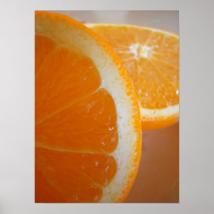 Póster Naranja Slices