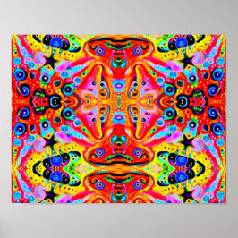 Póster Naranja Star Island