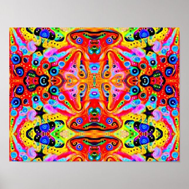 Póster Naranja Star Island (Frente)