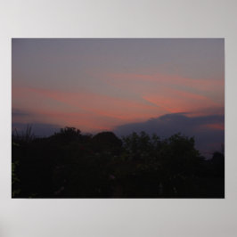 Póster Naranja Sunset