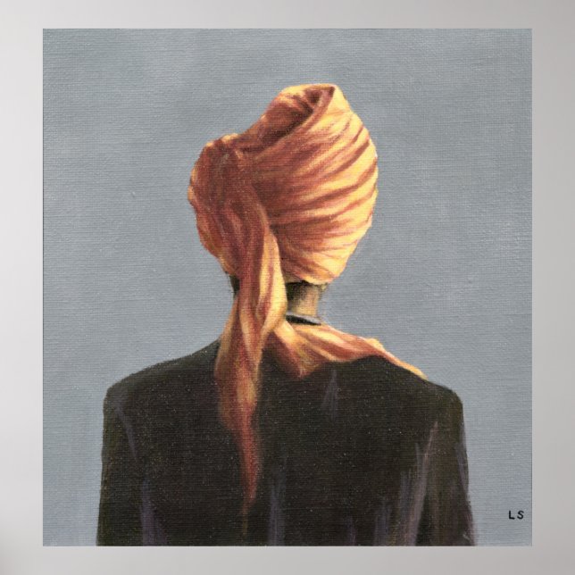 Póster Naranja turban 2004 (Frente)