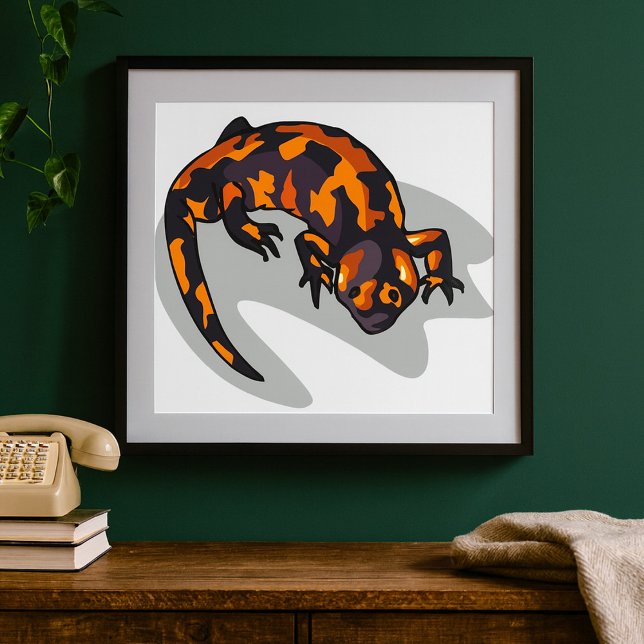 Póster Naranja Y Lizard Negro (Subido por el creador)