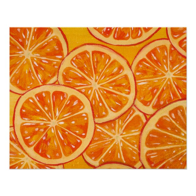 Póster Naranjas (Anverso)
