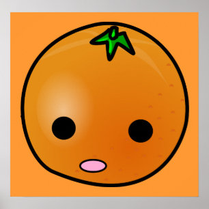 Póster naranjas-297095 naranjas ojos de fruta cara de com
