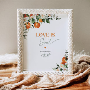 Póster Naranjas de cítricos exprimidos principales El amo