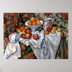 Póster Naranjas de la vida: Paul Cezanne Pining Art