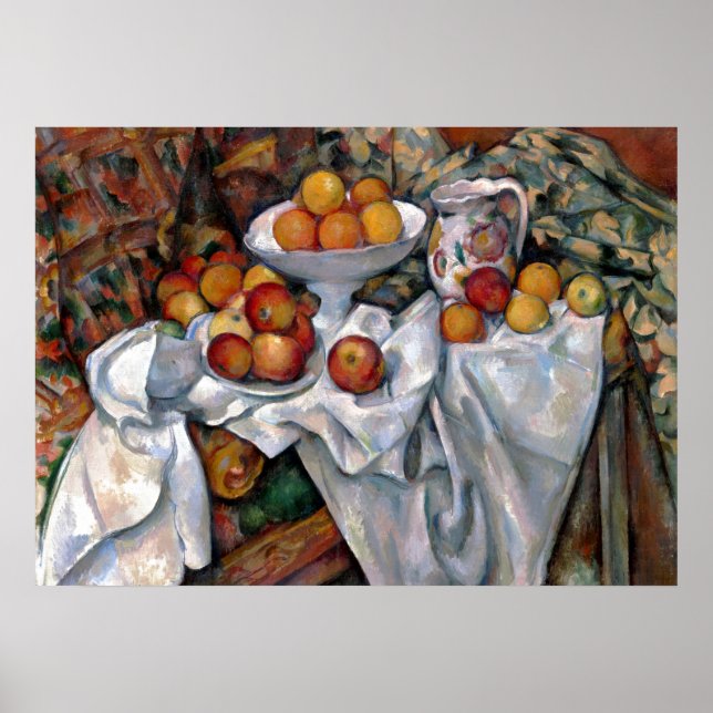 Póster Naranjas de la vida: Paul Cezanne Pining Art (Frente)