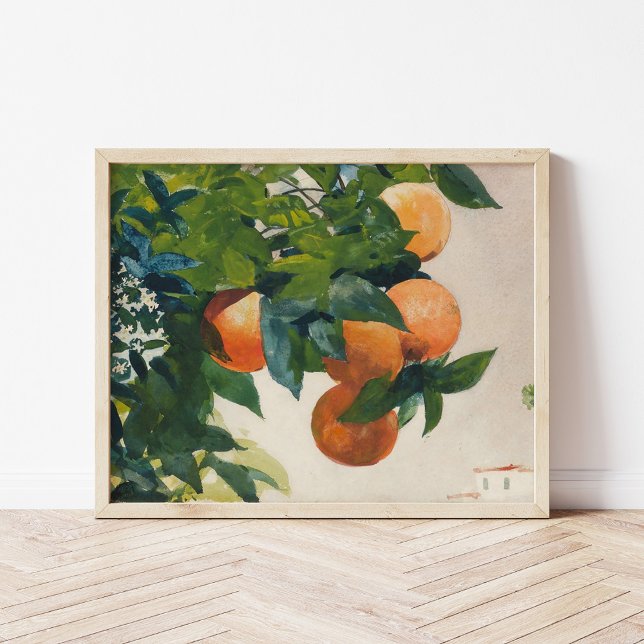 Póster Naranjas en una sucursal | Winslow Homer (Subido por el creador)