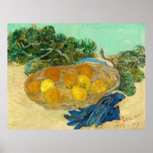 Póster Naranjas, Lemons - Vincent van Gogh Bella Artes Po