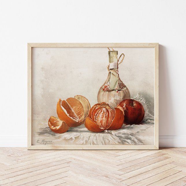 Póster Naranjas y botellas de vino | E. Meyner (Subido por el creador)