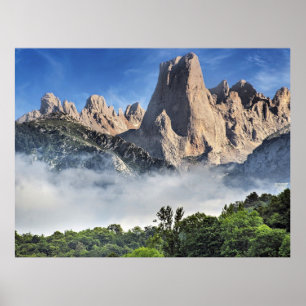 Póster Naranjo de Bulnes, Parque Caliza, España
