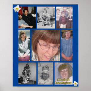 Póster Narciso Blanco Amoroso Recuerdo 9 Memorial de Foto
