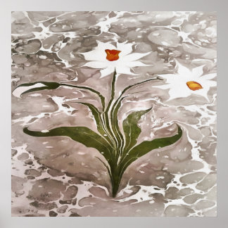 Póster Narciso En Mármol