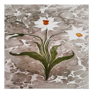 Póster Narciso En Mármol