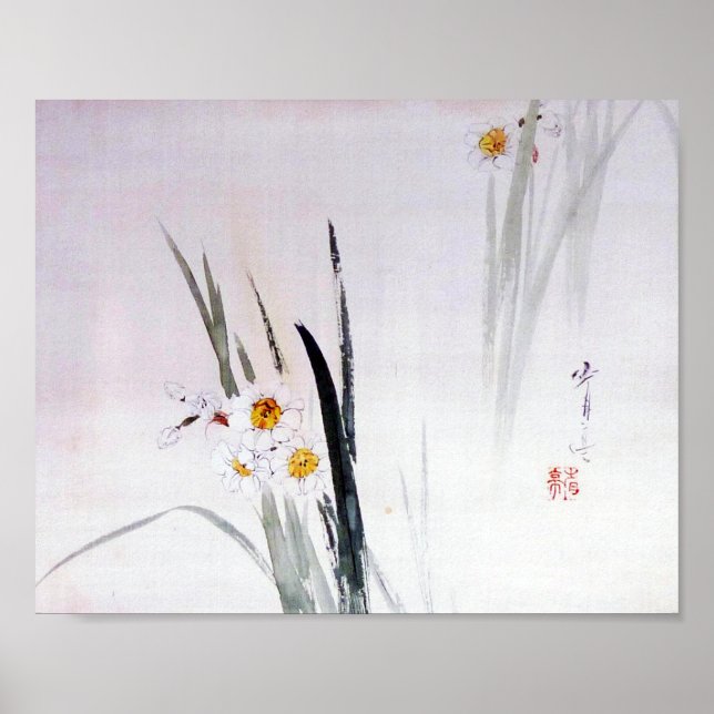 Póster Narciso, Watanabe Seitei (Frente)