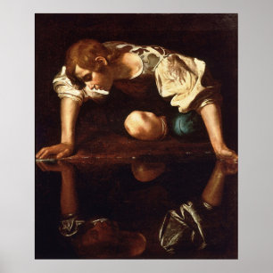 Póster Narcissus Caravaggio