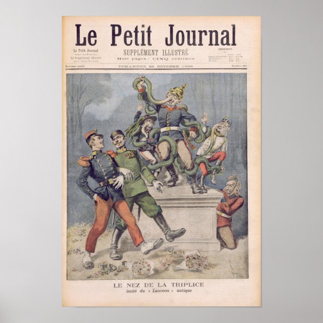 Póster Nariz de los aliados después de Laocoon (Frente)