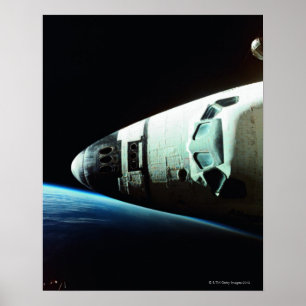 Póster Nariz de un transbordador espacial
