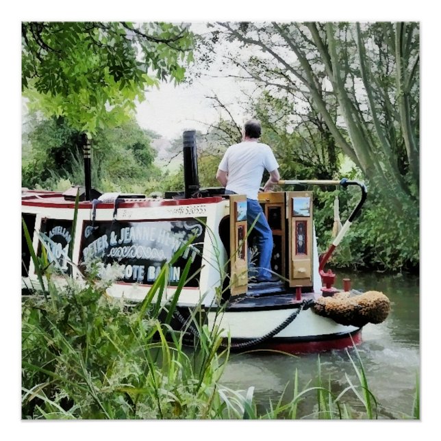 PÓSTER NARROWBOATS (Anverso)