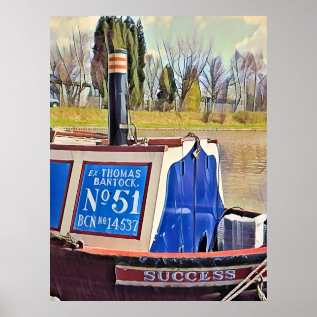 PÓSTER NARROWBOATS (Frente)
