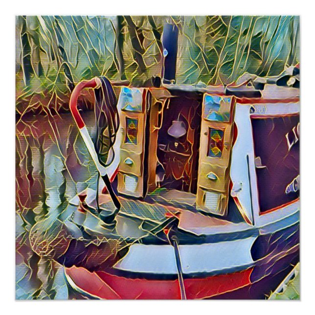 PÓSTER NARROWBOATS (Anverso)