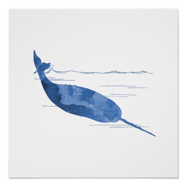 Póster Narwhal (Anverso)