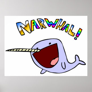 Póster ¡Narwhal! poster