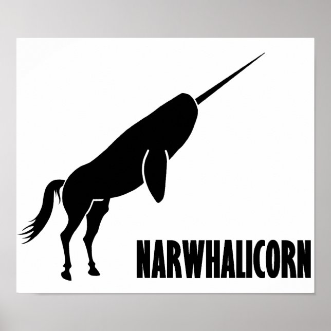 Póster Narwhalicorn Narwhal Unicorn (Frente)