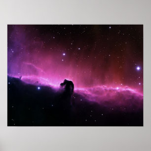Póster NASA de Barnard 33 de la nebulosa de Horsehead