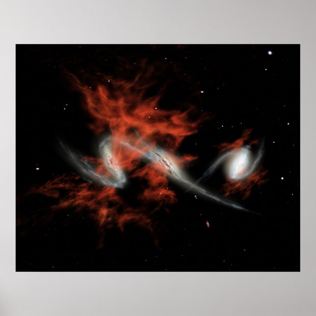 Póster NASA en el corazón de los Blobs (Frente)