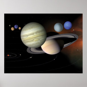 Póster NASA es nuestro sistema solar
