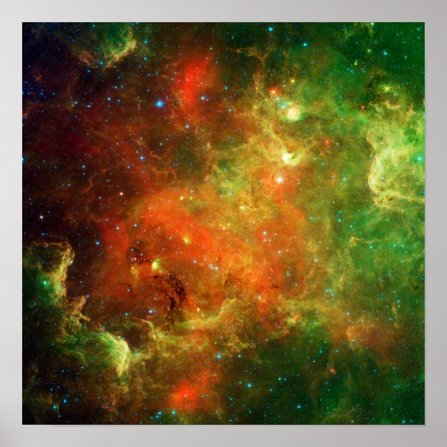 Póster NASA Espacial Nebulosa Norteamérica (Frente)