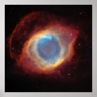 Póster NASA / Helix Nebula / Aquarius / "Ojo de Dios" /