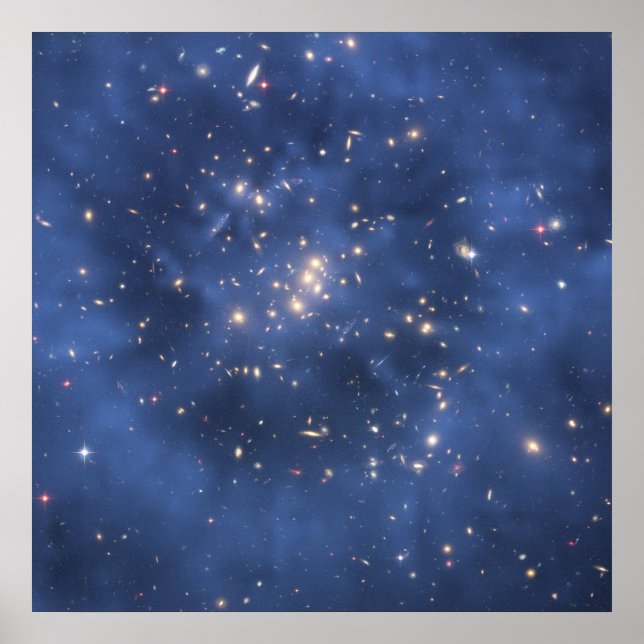 Póster NASA - Hubble - Anillo de asuntos oscuros en el cl (Frente)