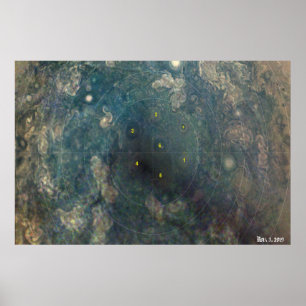 Póster NASA / Juno / Júpiter / 3 nov. 2019 /