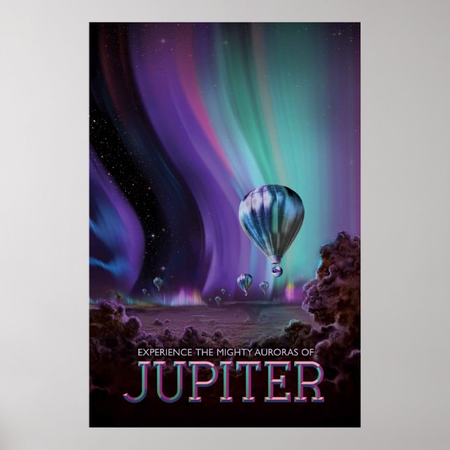 Póster Nasa / Júpiter / Viaje (Frente)