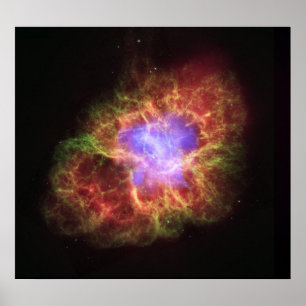 Póster NASA - Nebulosa del cangrejo