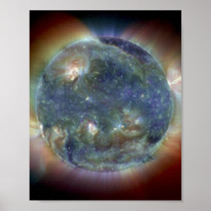 Póster NASA solar ultravioleta extrema