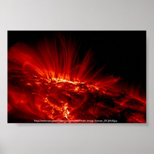 Póster NASA - Sunspot - septiembre de 2000