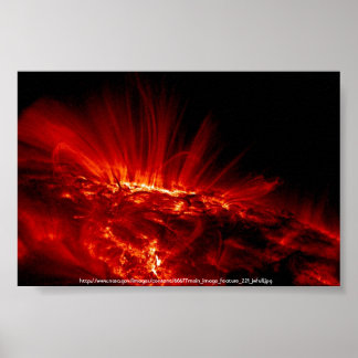 Póster NASA - Sunspot - septiembre de 2000