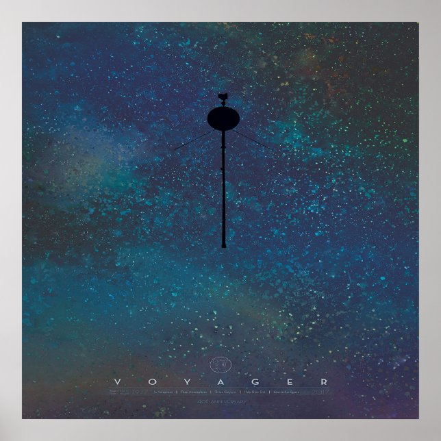 Póster NASA / Voyager 1 / (Frente)
