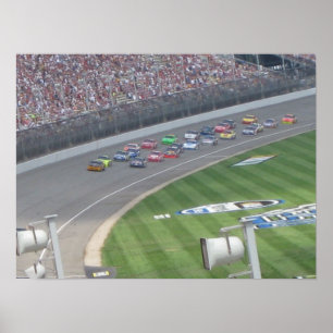 Póster Nascar 2009 en el MIS