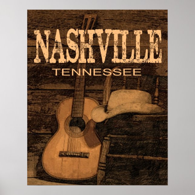 Póster Nashville, Poster de TN (Frente)