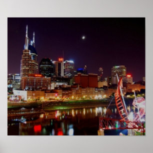 Póster Nashville Skyline